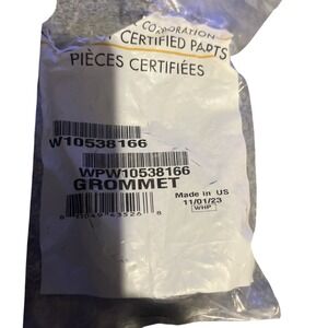 Genuine OEM Whirlpool WPW10538166 W10538166 Dishwasher Circulation Pump Grormmet